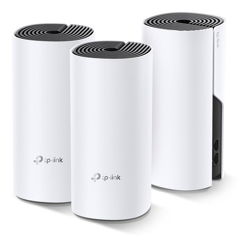 Imagen 2 de 6 de Access point, Router, Sistema Wi-Fi mesh TP-Link Deco E4 blanco 100V/240V 3 unidades