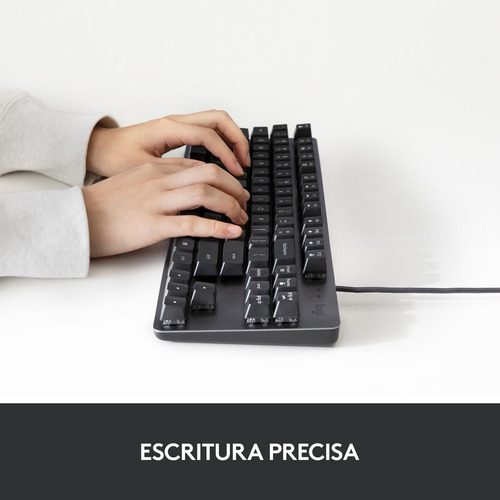 Teclado Mecánico Logitech K835 Tkl, Switch Azul / Español