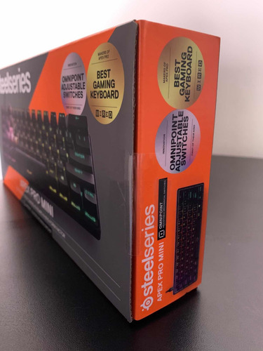 Teclado Steelseries Apex Pro Mini Rgb Gamer, 60% Color del teclado: negro Idioma: inglés (EE. UU.)