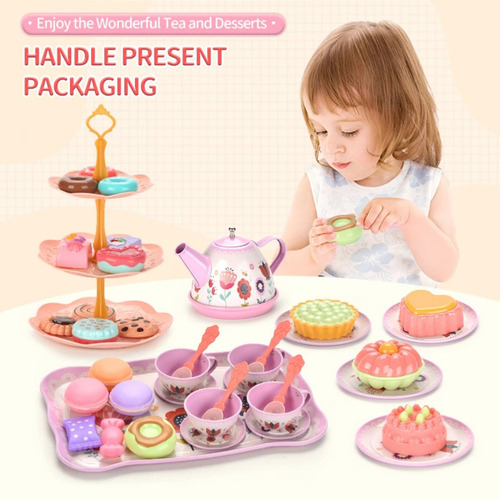 Mz Set De Postres De Cocina Interior For Niños, Juego De