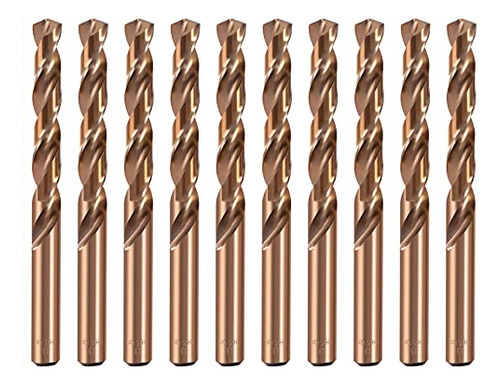 Hss Cobalt Drill Bit Set 9/32 Inch 10pcs M35 Co Twist Jobber