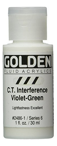 Pintura Acrílica Intereferente Violeta-verde - 1 Oz.