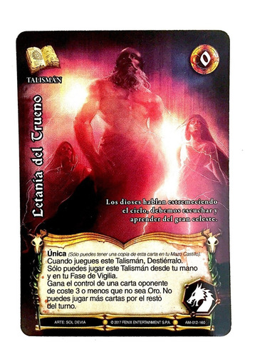 Myl Mitos Leyendas Letanía Trueno Axis Mundi Ur Tcgmaster