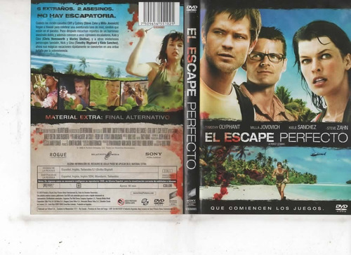 El Escape Perfecto - Dvd Original - Buen Estado