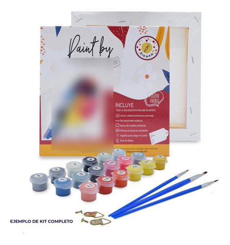 Virgen Blanca Paint By Numbers Xidaka Con Bastidor De Madera