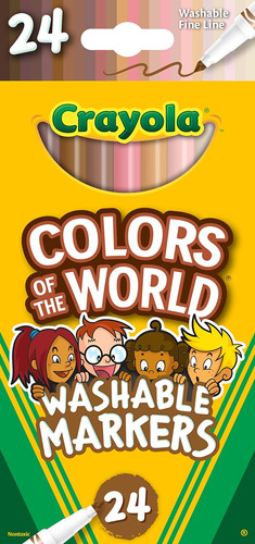 Marcadores Crayola Colors Of The World (24 Unidades), Tono A