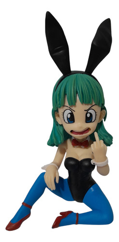Figura Dragón Ball Z: Bulma, Sentada, 14cm