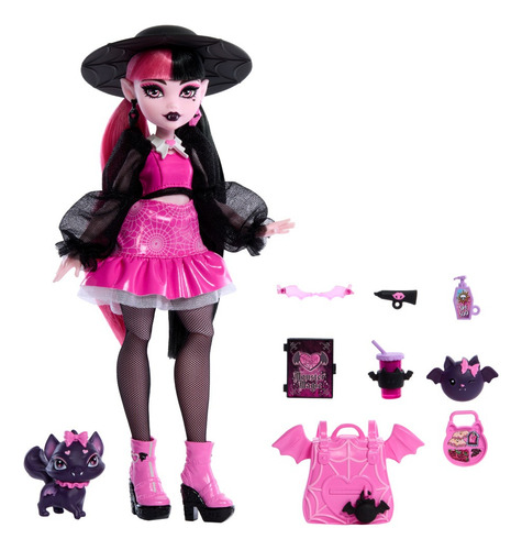 Monster High Muñeca Draculaura Look