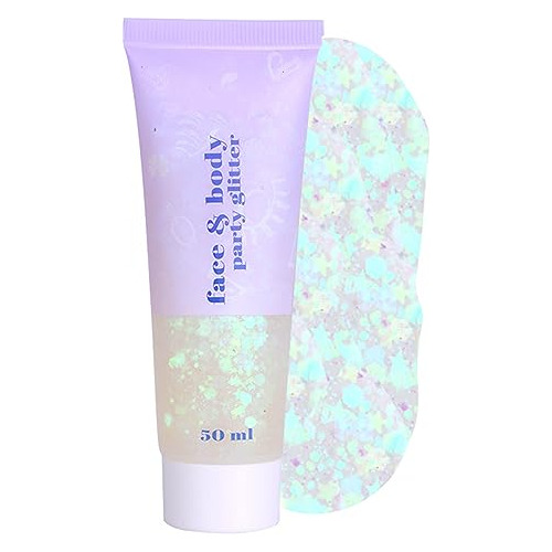 Ccbeauty White Body Glitter,face Glitter Gel,singer Y2thh