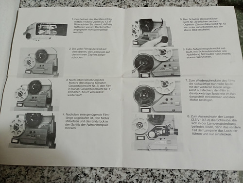 Proyector Super 8 Mini Antiguo De Juguete (Usado)