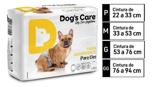Fralda Macho P Pacote Com 6 Unidades Dogs Care
