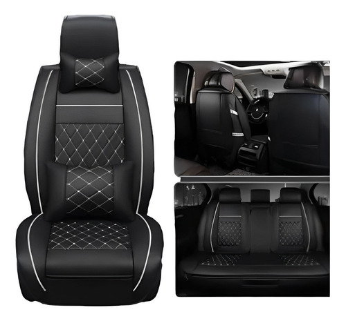 Cobertores De Asiento De Lujo Negros At Suzuki Ignis 1.2l