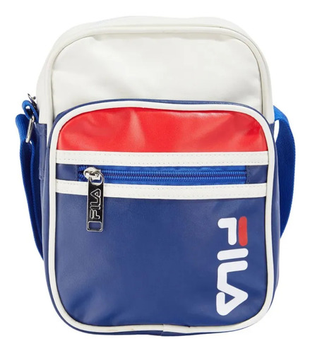 Bolsa Fila Messenger 3 Azul Qt20618087_nv/rd/wh