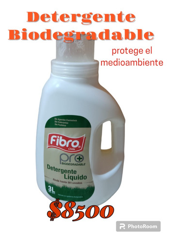 Fibro Detergente Líquido Biodegradable 