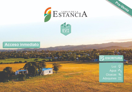 Imagen 2 de 11 de Venta Terreno - Lomas De La Estancia - Alta Gracia - Cordoba