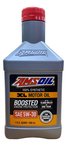 Aceite De Motor 5w30 Xl Boosted Amsoil  100% Sintético