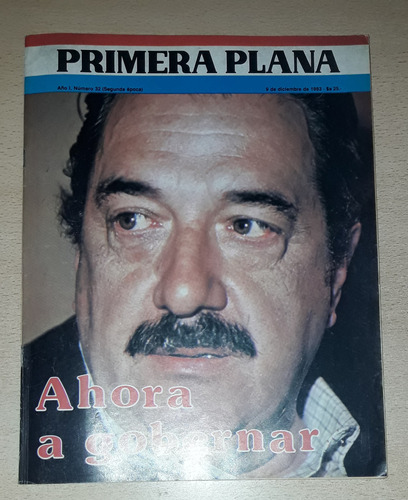 Revista Primera Plana N°32 Diciembre De 1983