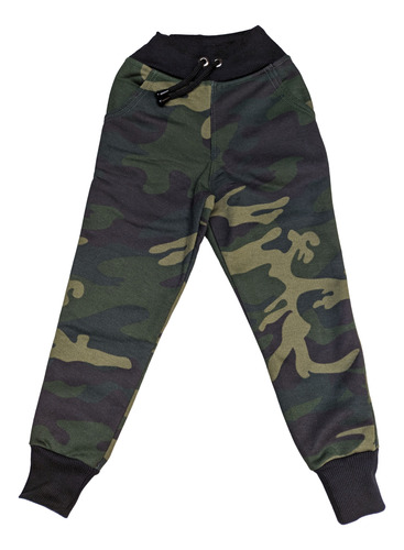 Calça Infaltil Camuflado  De Moletom