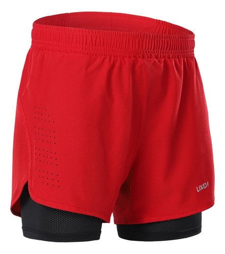 Shorts Deportivos Lixada 2 En 1 Transpirables For Hombre