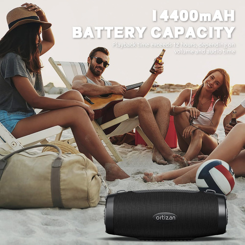 Ortizan Altavoz Bluetooth De 80 W - Sonido Potente Y Graves