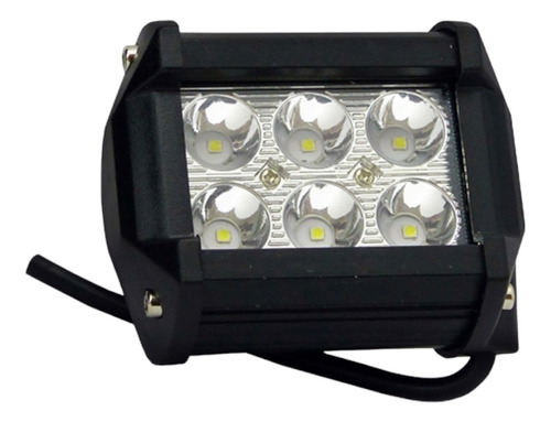 Neblinero Led 18w 12v Rectangular - Set X 1