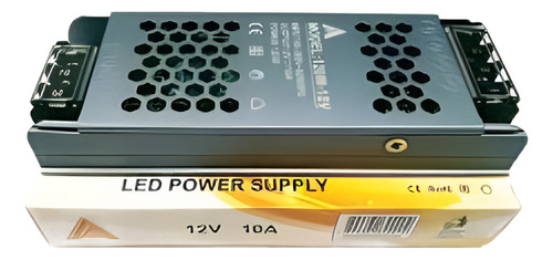 Fonte Chaveada 10a 12v 120w Fita Led Som Camera Cftv