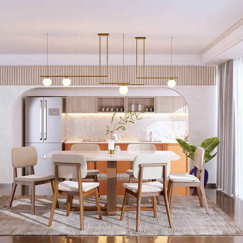 Juego De Comedor - Mesa Wood + Sillas Classic