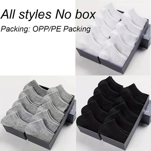 10 Pares De Calcetines Cortos Poco Profundos Y Transpirables