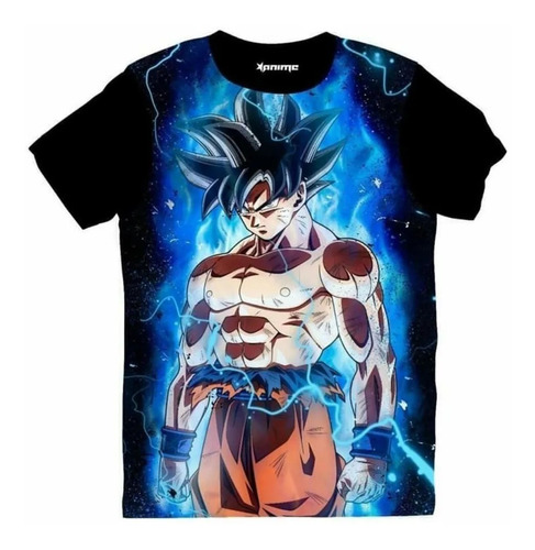 Camiseta Dragon Ball Z Super Goku Niños  Hombres 
