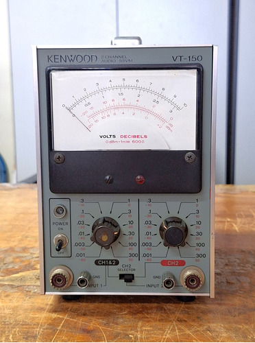 Milivoltímetro Áudio Kenwood Vt-150 2canais (10hz-500khz)  