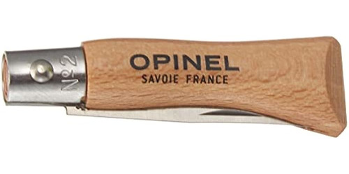 Cuchillo Plegable Opinel Stainless Steel Inox, Mangos De Mad