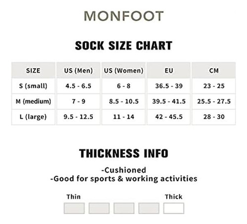 Monfoot Paquete De 10 Calcetines Tobilleros Acolchados De Al