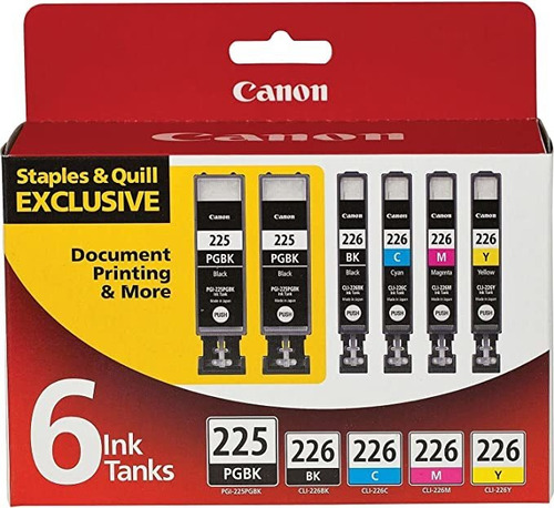 Canon Pgi-225/cli-226 - Cartuchos De Tinta (negro/color) En.