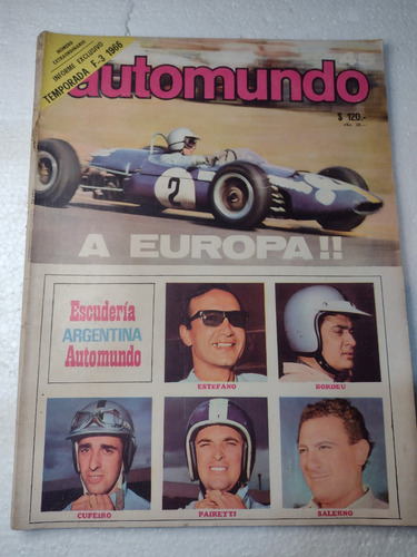 Revista Automundo  Nº 45 Marzo 1966  