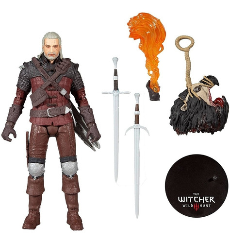 Figura Geralt De Rivia Wolfarmor The Witcher Mcfarlane Toys