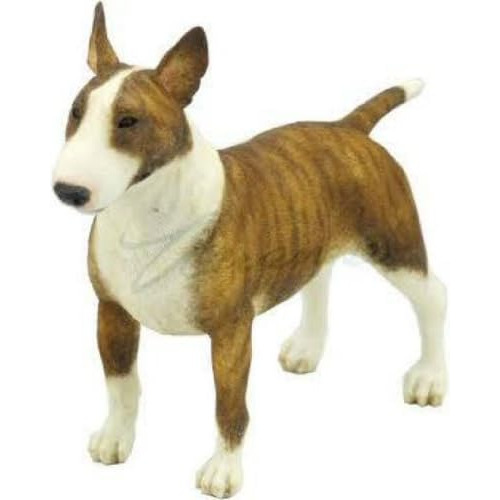 Figura De Perro Bull Terrier De 5.5 Pulgadas De Poli Pi...