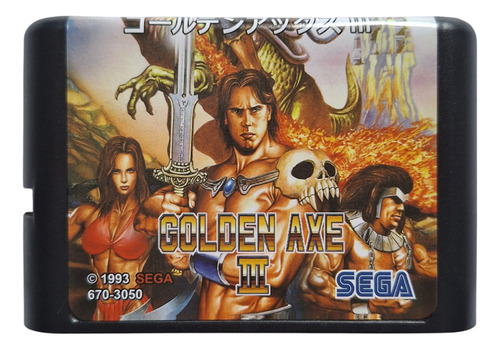 Golden Axe Iii 3 Ronghe Edition + Color Hack Mega Drive