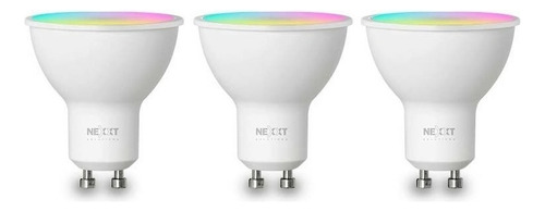 Nexxt NHB-C320 3PK Pack 3 Ampolleta Inteligente Led Color Rgb/white 220v