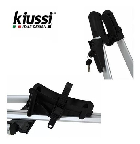 Transbike Calha Suporte De Bike Teto Kiussi Preto Sanremo
