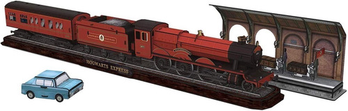 Imagen 8 de 10 de Harry Potter Hogwarts Express Tren Rompecabezas 3d