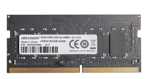 Memoria Ddr4 Sodimm 16 Gb 3200 Mhz Hikvision Hked4162cab1g4z