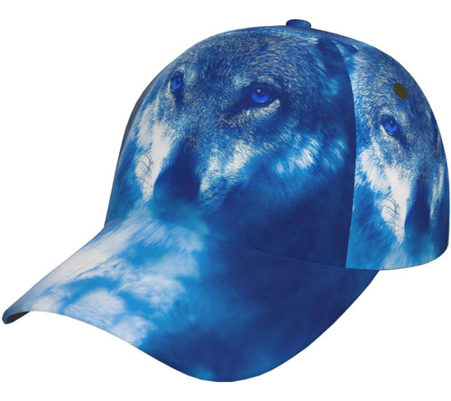 Bcqjnb Wolf Blue Winter Gorra De Béisbol Snapback Sombreros 