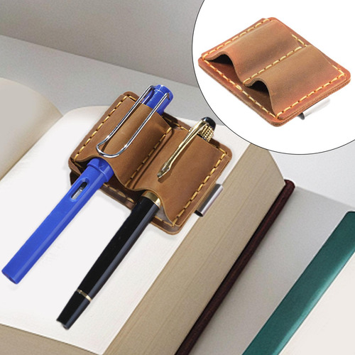 Portalápices Para Cuaderno, Bucle Para Bolígrafo Marrón