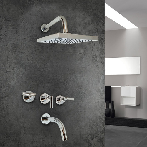 Juego Baño Completo Aqualaf Aqua Lever Cromo