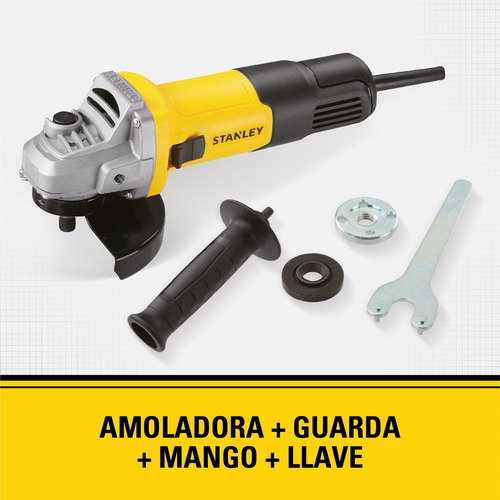 Esmeriladora Amoladora Slimline 4½'' 750w Stanley Sg7115-b3