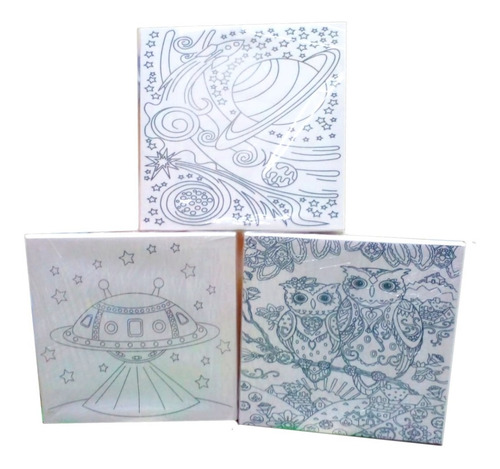 Imagen 4 de 8 de Kit Artistico Atril Pintura Pincel Tempera Bastidor Infantil