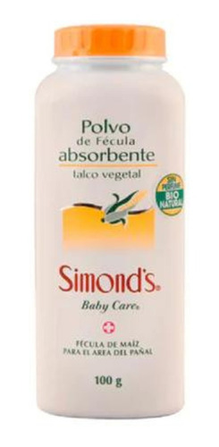 Simonds Polvo De Fecula Con Oxido De Zinc 100 G