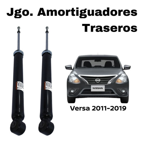 Rear Shock Absorbers Versa 2012 Nissan