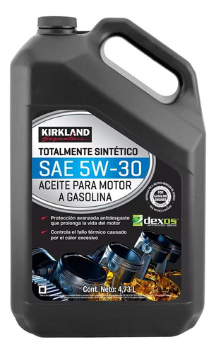 Aceite Sintético 5w30 1 Botella De 4.73l Kirkland Signature