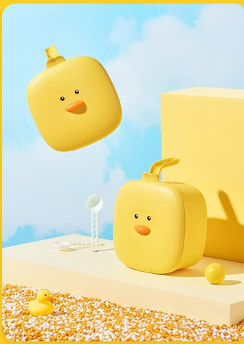 Caja De Especias Little Yellow Duck 4 Compartimentos